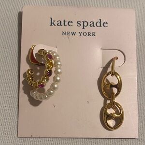 NWOT KATE SPADE Mismatch Earrings